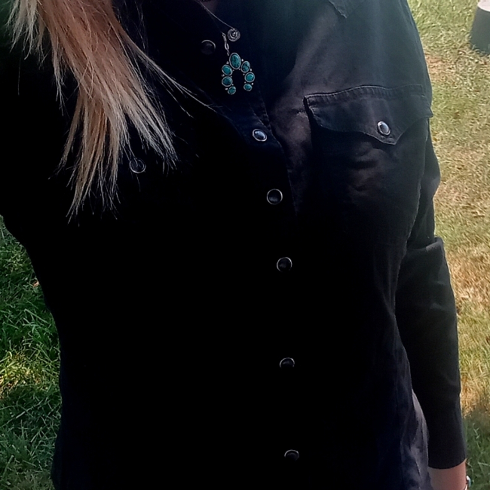 Black women's button down